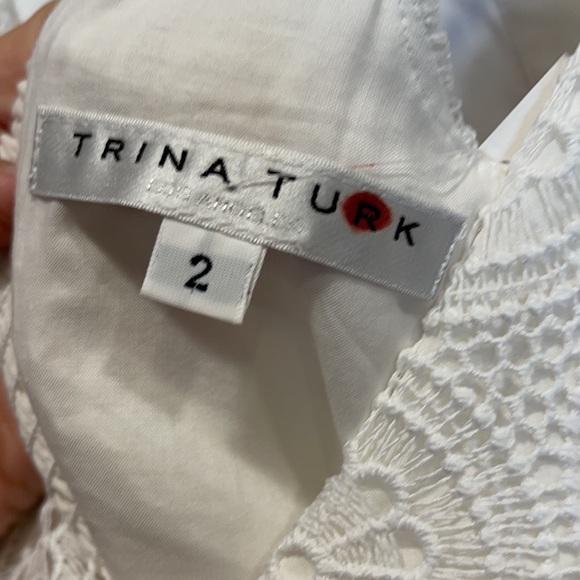 Trina Turk White Eyelet Backyard Dress - Picture 12 of 13